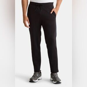 Athletic Works Men's Tricot Track Pants with Side Stripes, Sizes XL